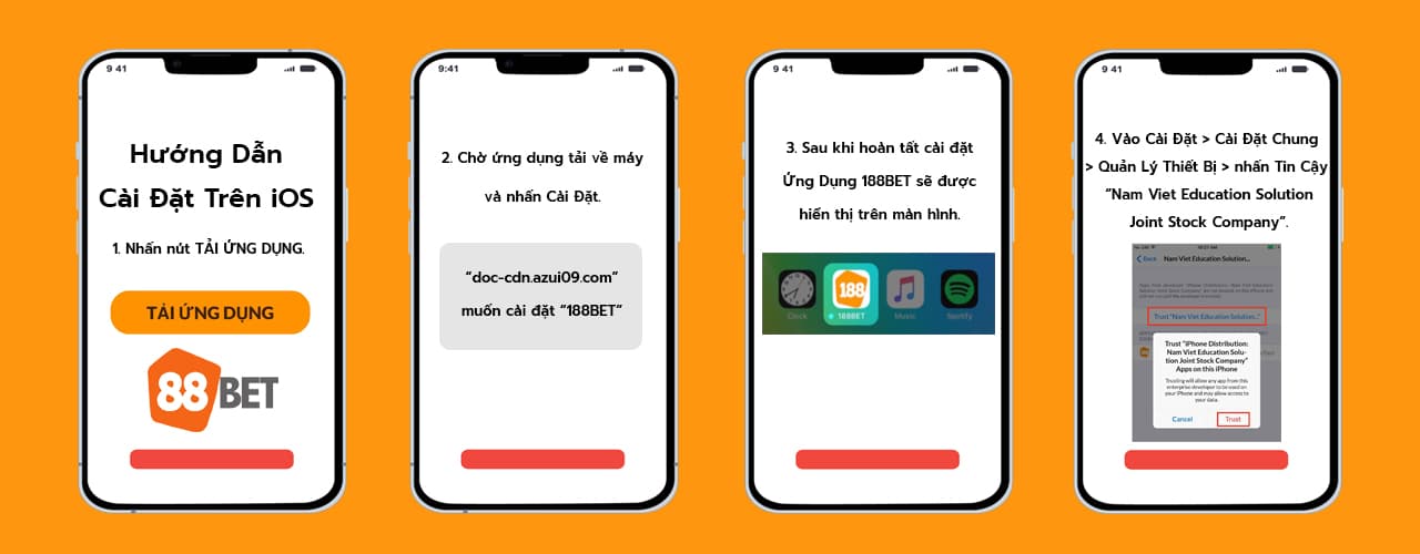 4 buoc don gian tai app 188bet ve dien thoai